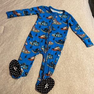 Posh Peanut Footie Zippered One Piece